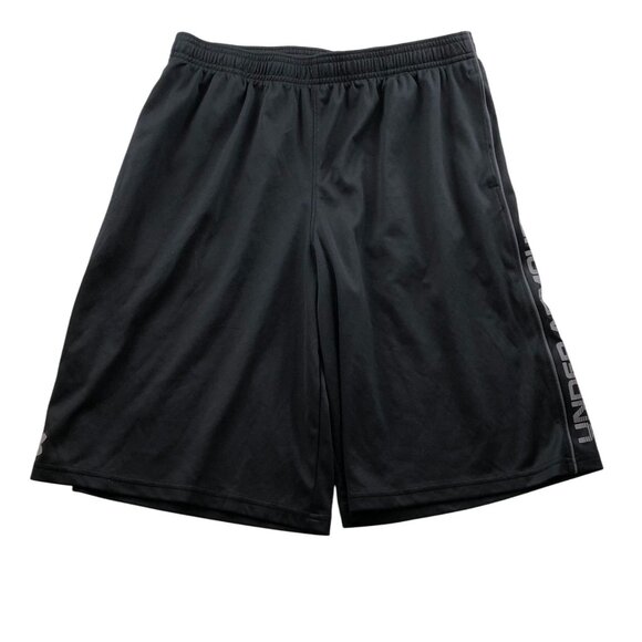 Under Armour Men's 5" Shorts Size XL Loose Fit Activewear Black - Picture 1 of 15